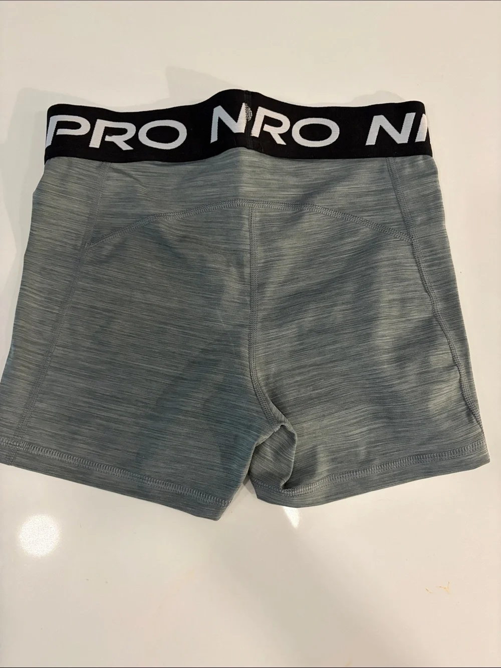 Nike Pro Heather Grey Women's Training Shorts. Size M
